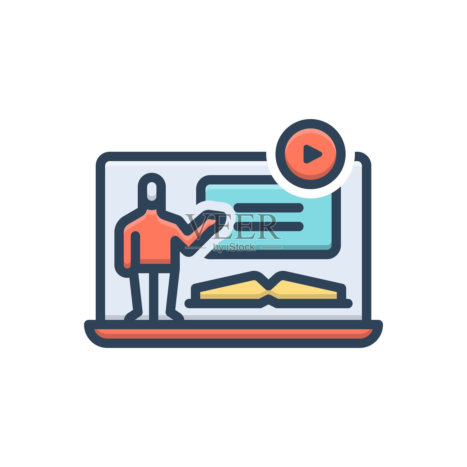 E学习插画图片素材