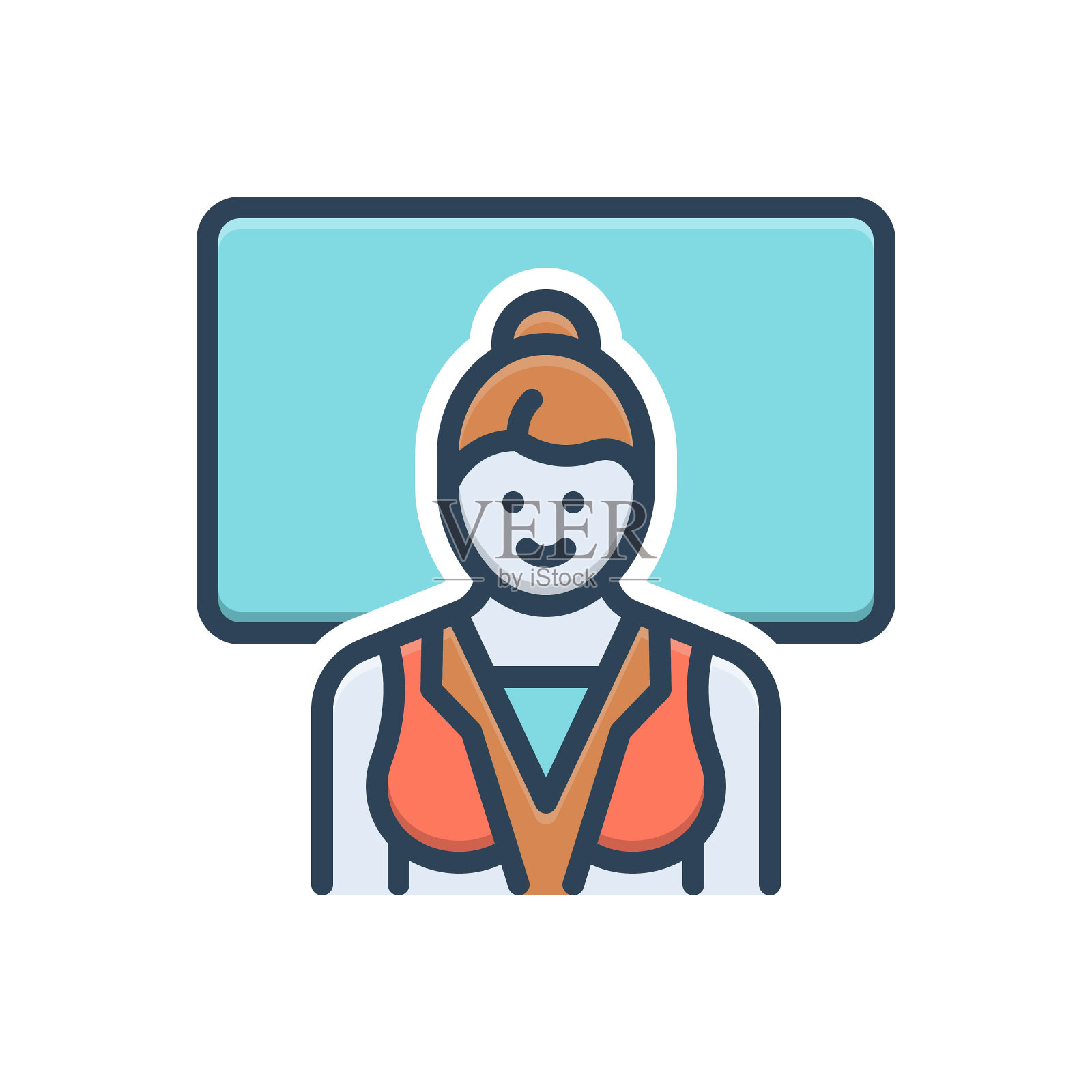 老师主插画图片素材