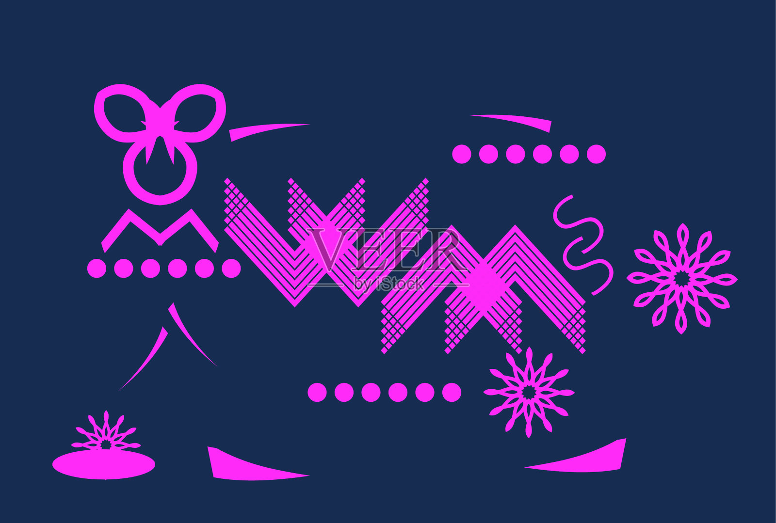 几何形状设计插画图片素材