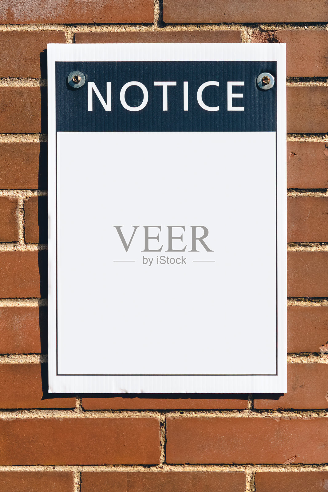 空招牌通知照片摄影图片