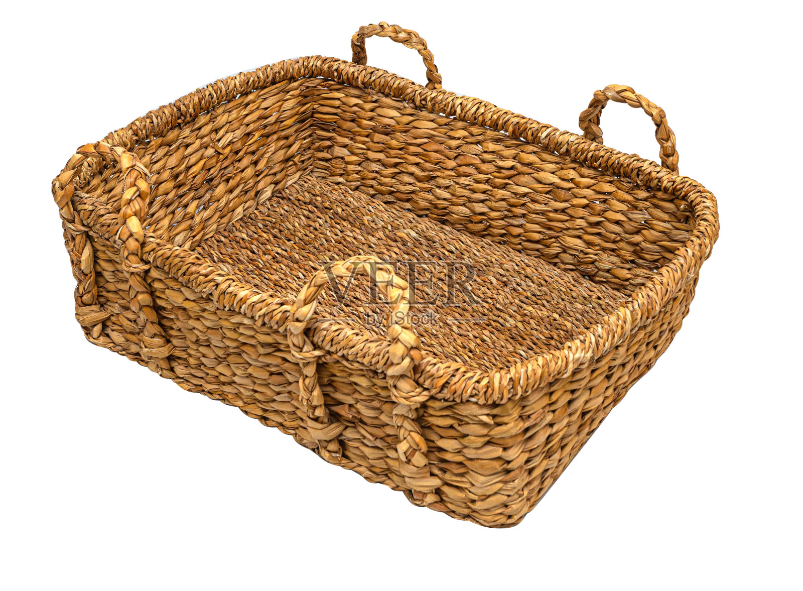 空的大柳条篮子照片摄影图片