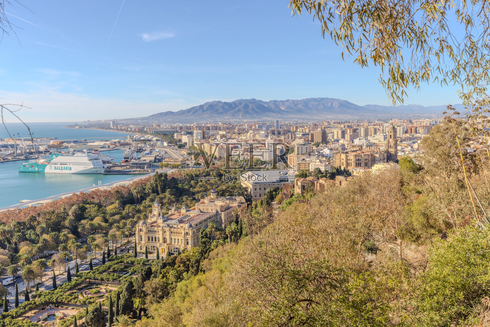 西班牙马拉加照片摄影图片