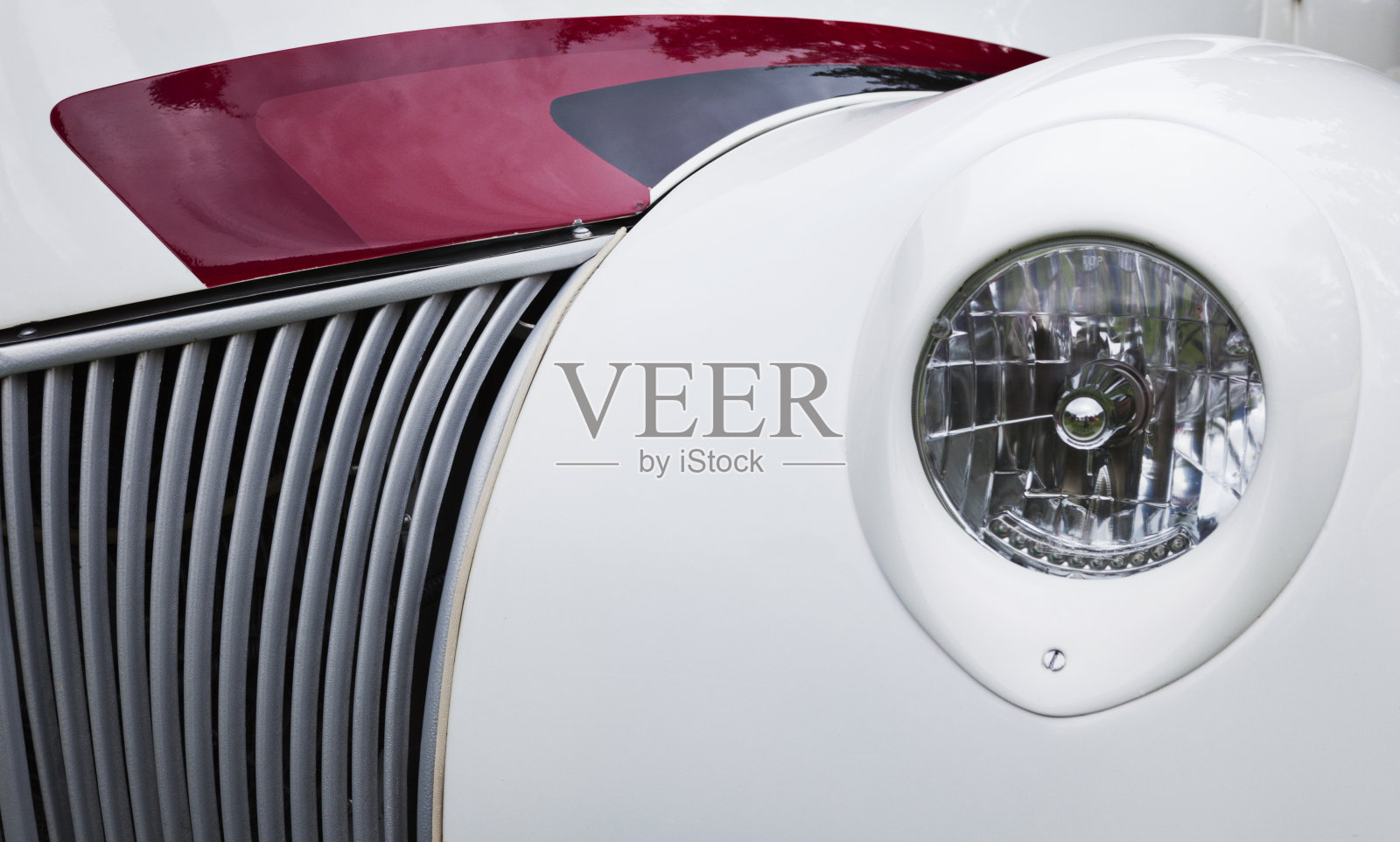 1940年豪华双门汽车大灯照片摄影图片