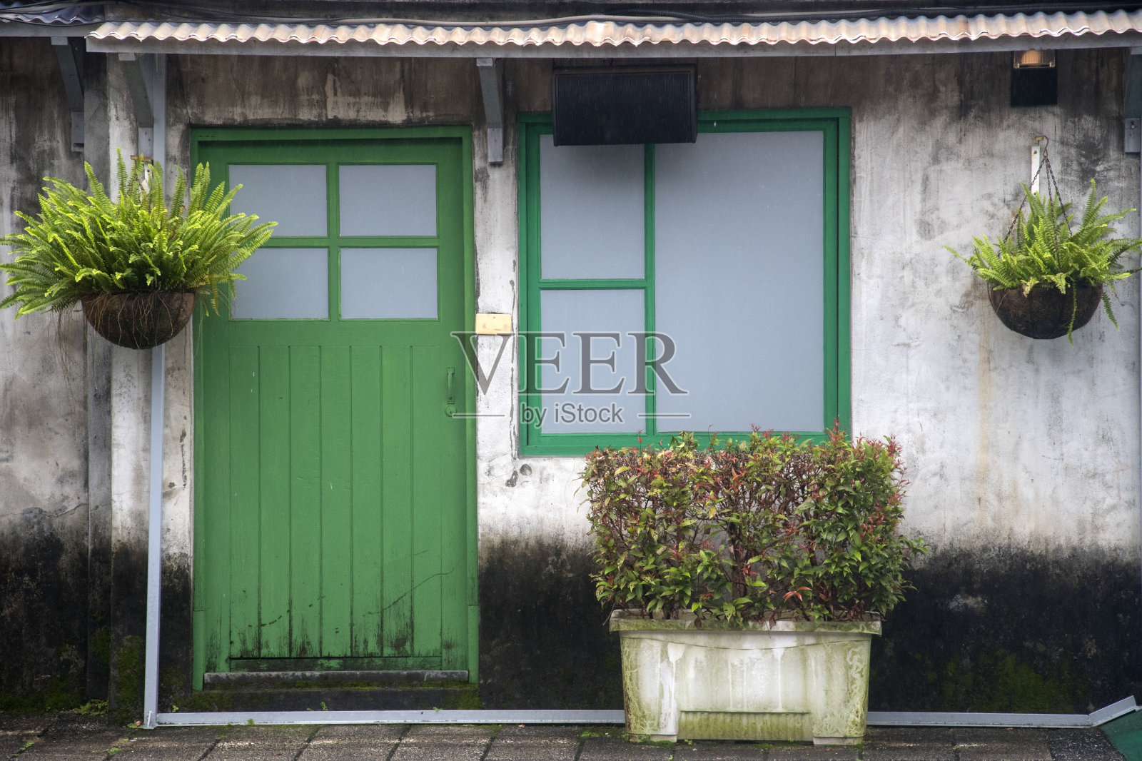 军人家庭社区公园台湾历史建筑立面照片摄影图片