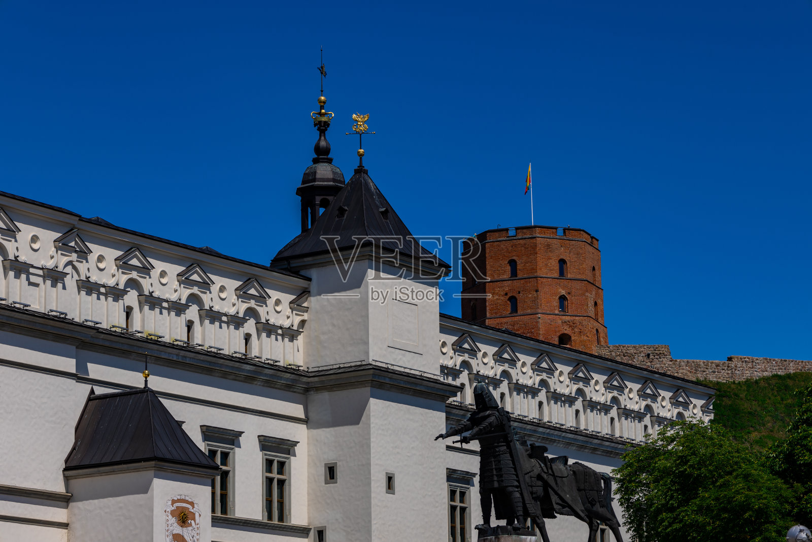 大公宫和格迪米纳斯塔照片摄影图片