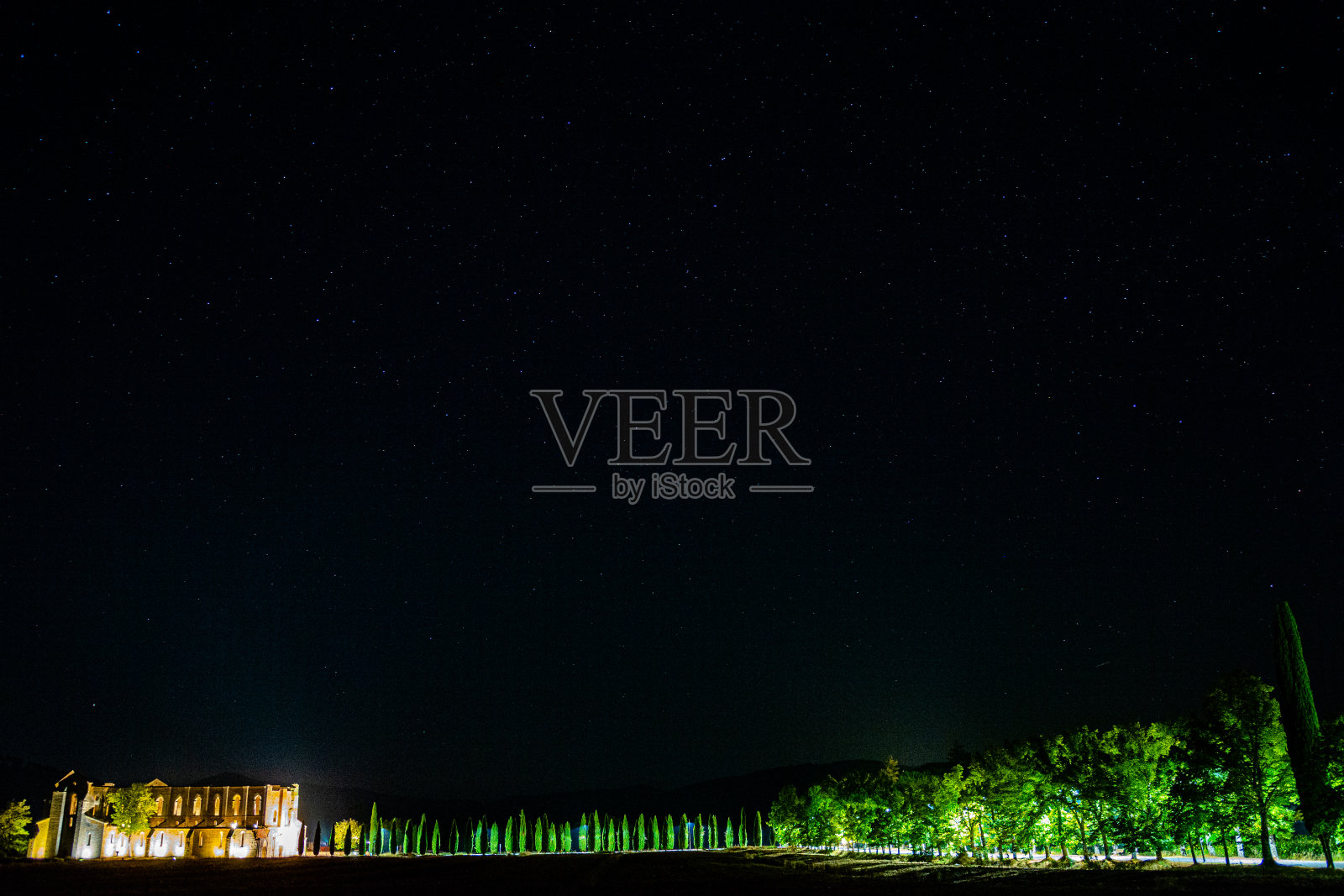 圣加尔加诺修道院照片摄影图片