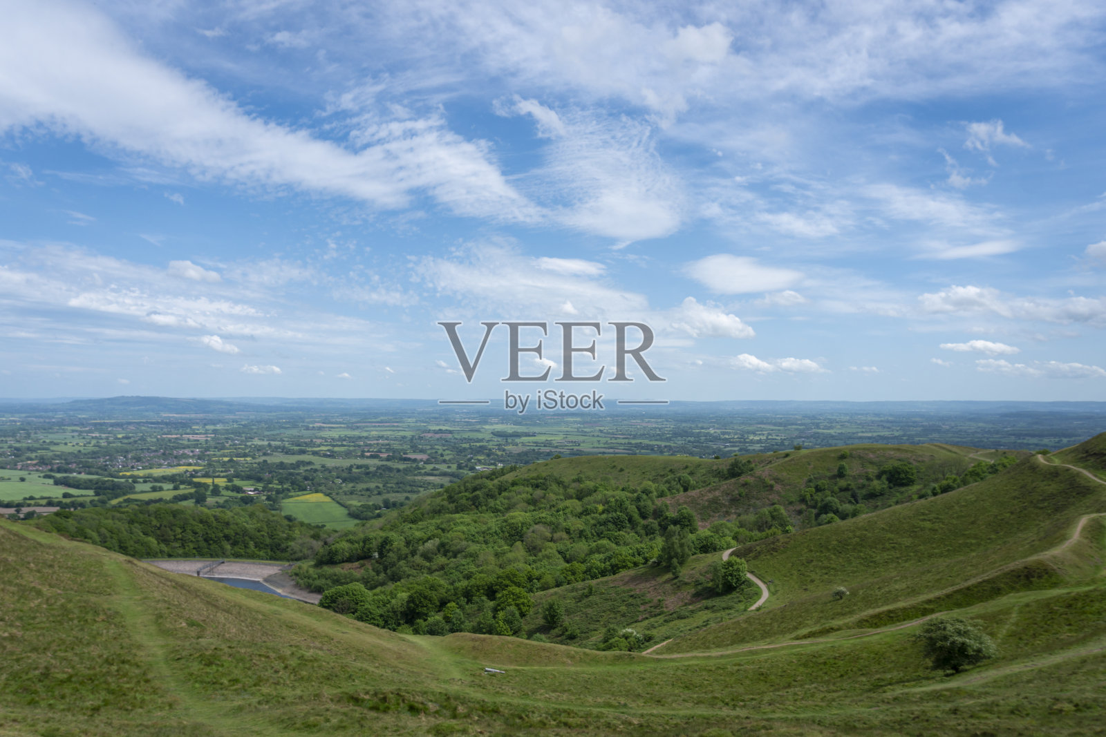 英国莫尔文山的英国营地照片摄影图片