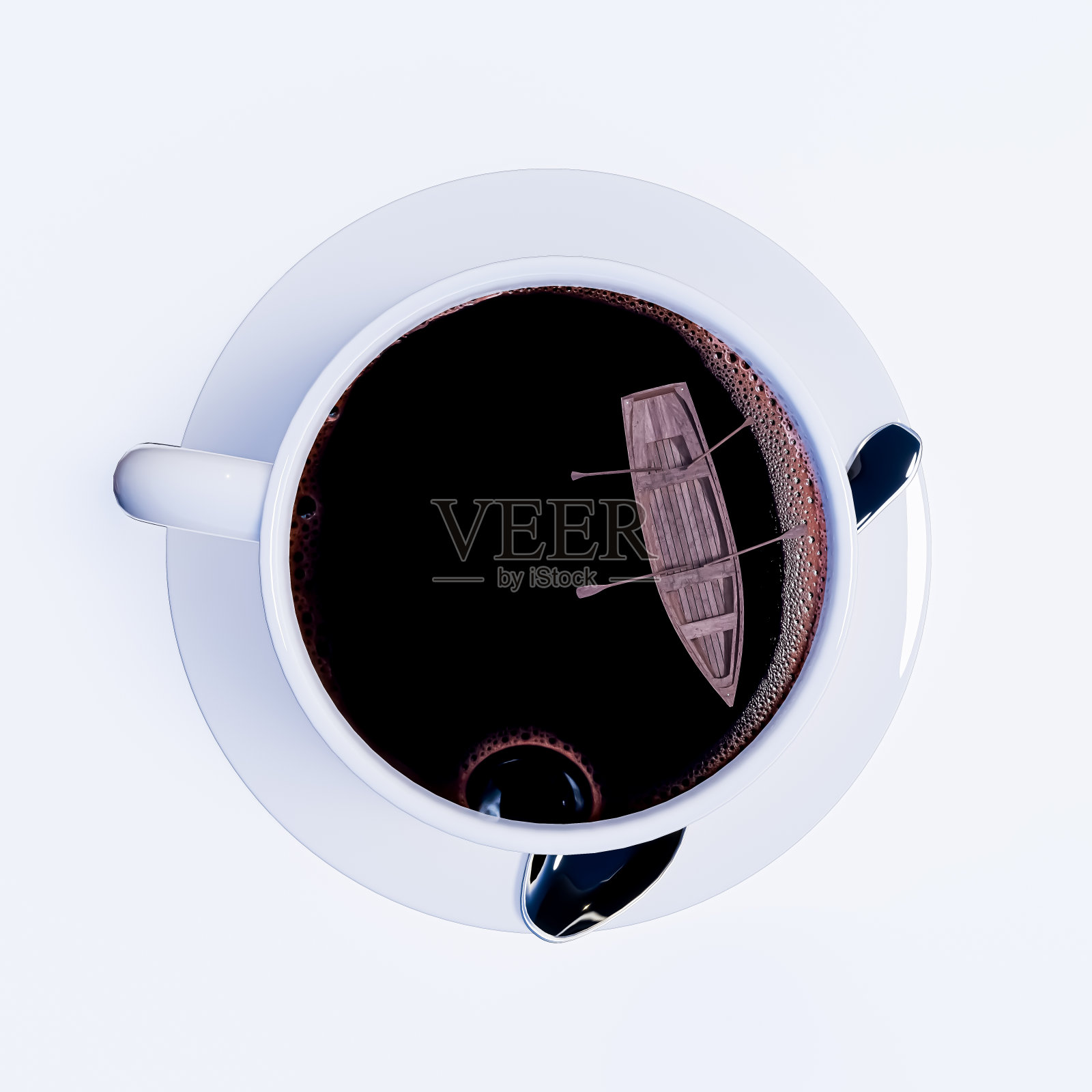 咖啡杯被隔离在白色背景上照片摄影图片