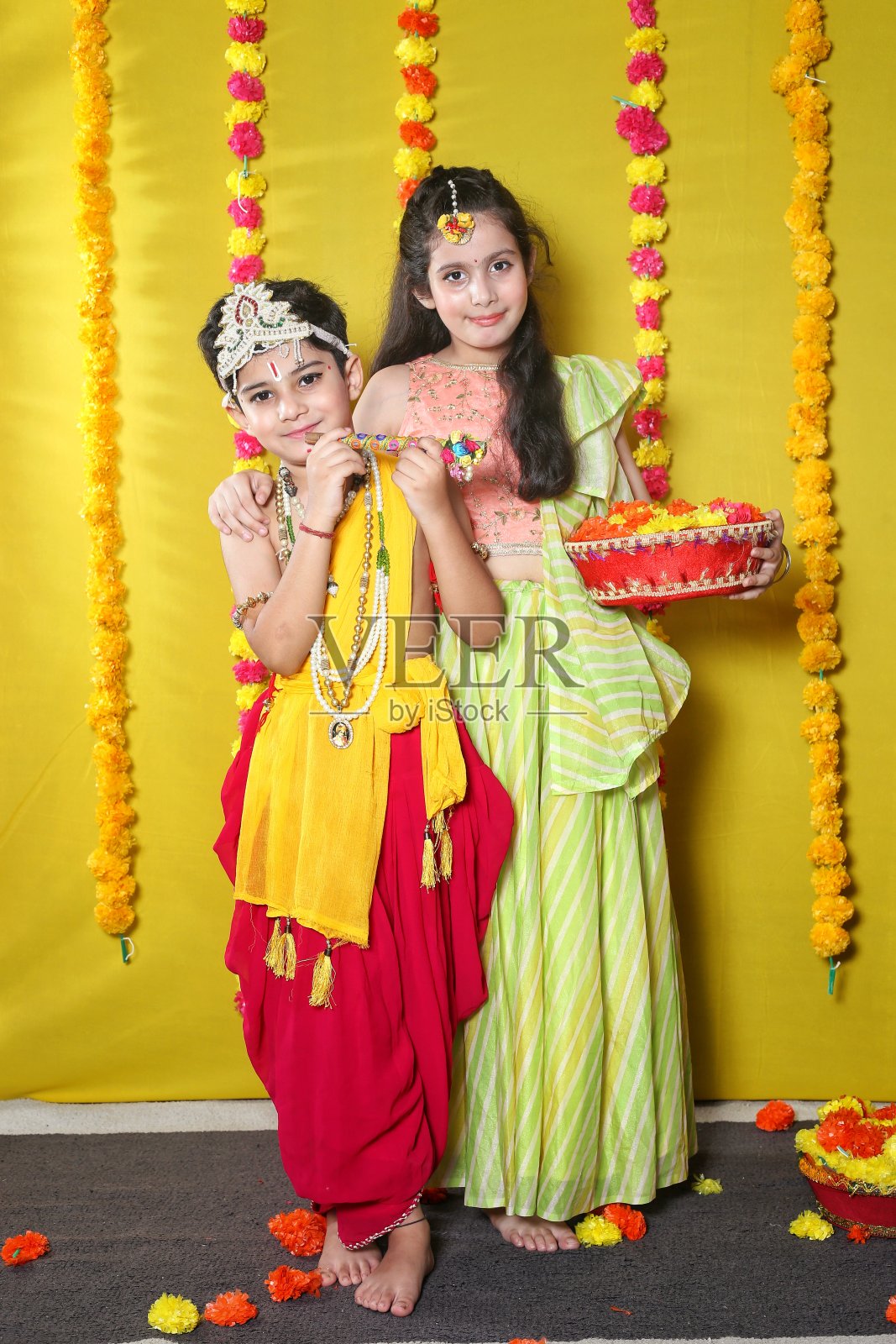 克里希纳janmashtmi照片摄影图片