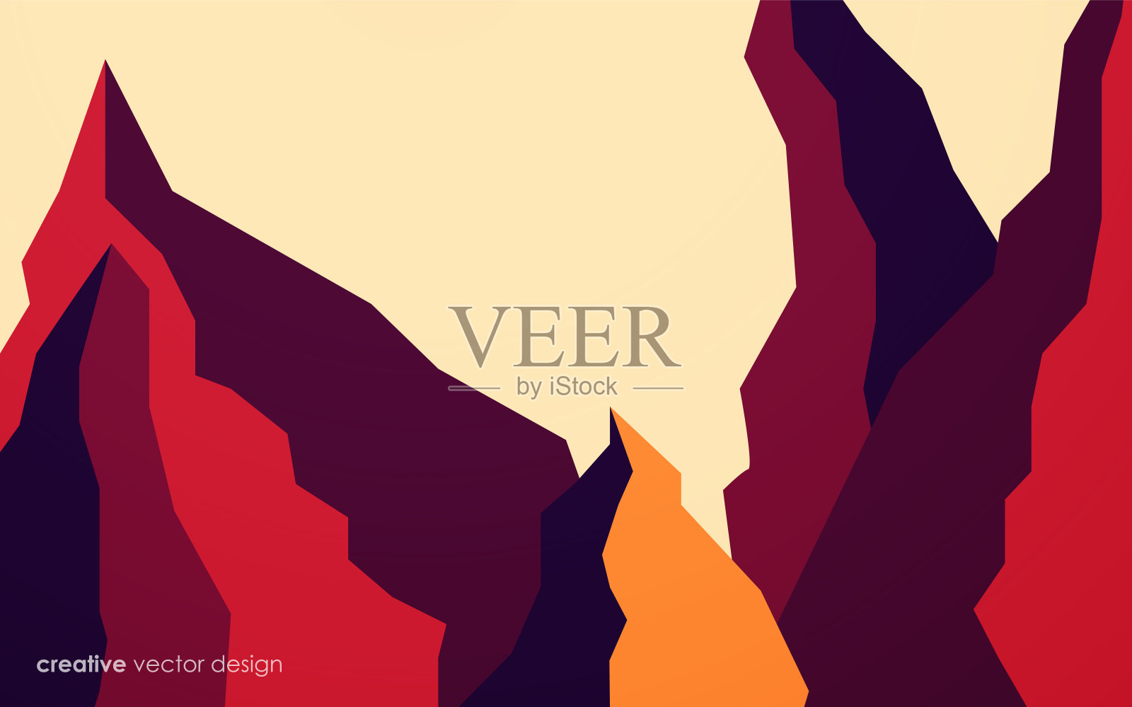 现代抽象的红色，橙色和棕色的背景插画图片素材