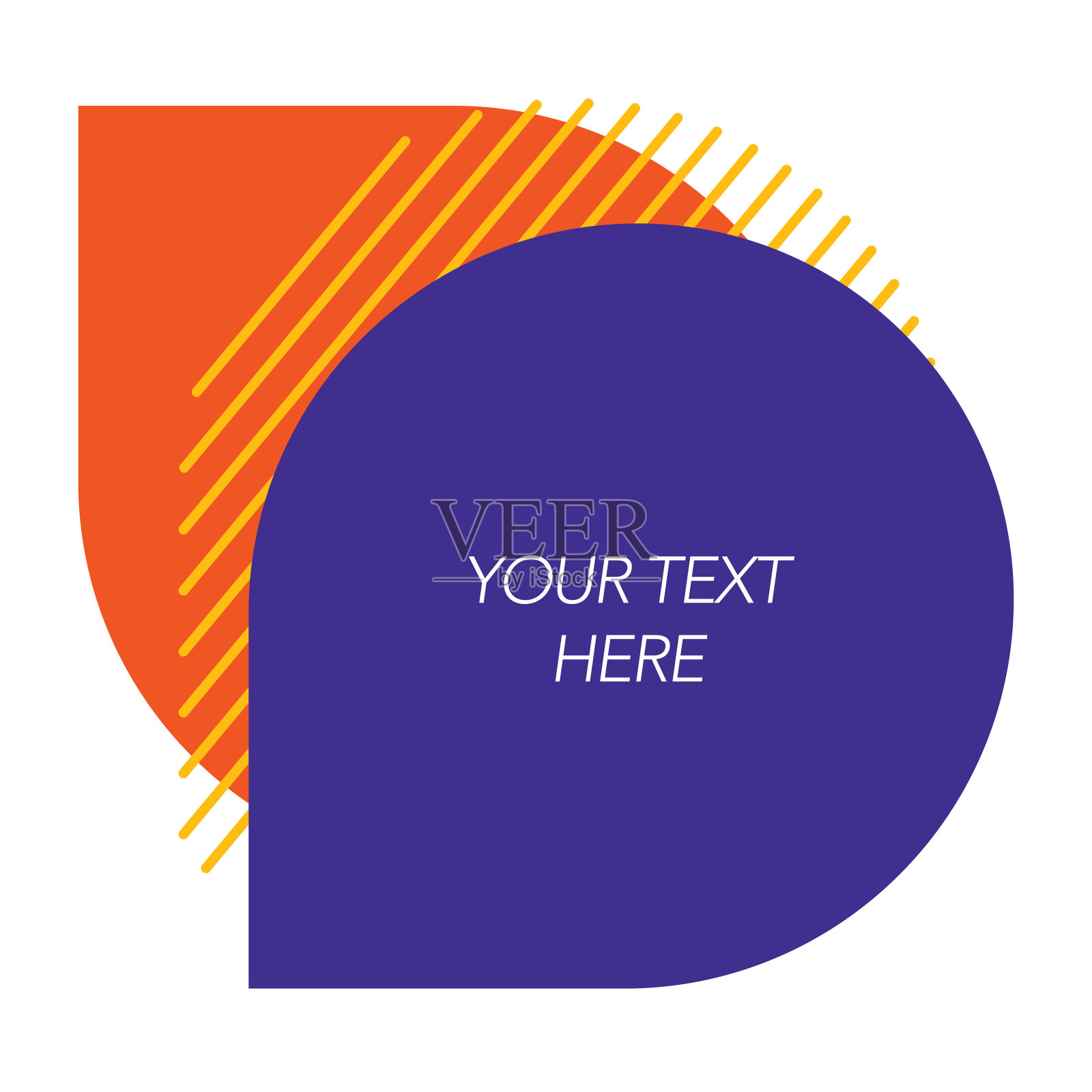 圆形创意抽象形状矩形形式股票插图插画图片素材