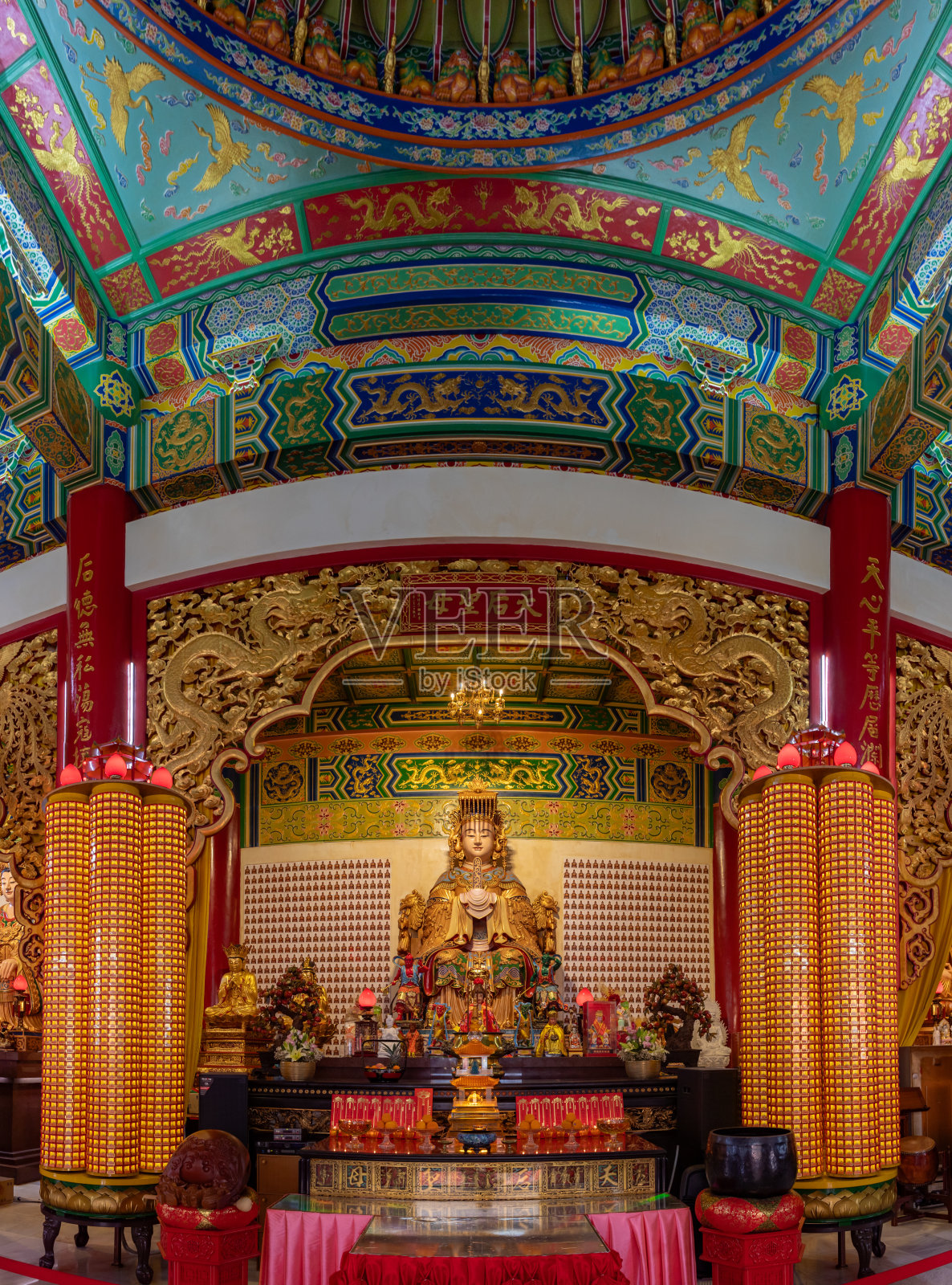 天后寺内部-妈祖女神照片摄影图片