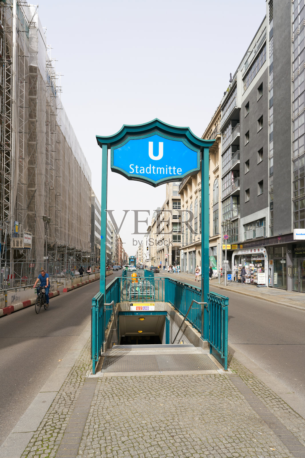柏林Stadtmitte地铁站照片摄影图片