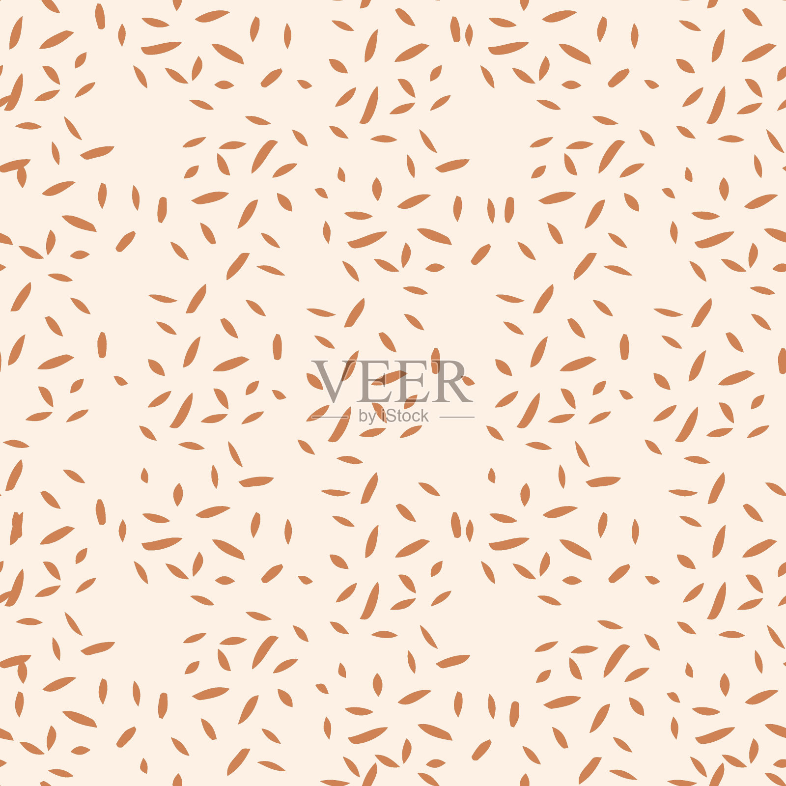 抽象斑点无缝图案在波西米亚风格插画图片素材