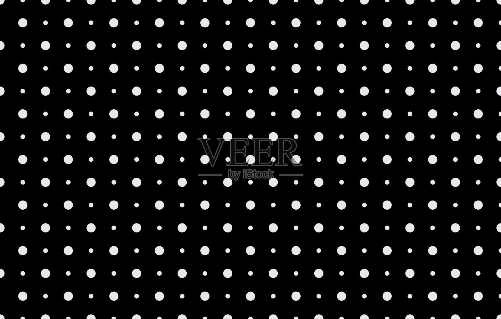 无缝抽象的深色图案背景与不同的圆圈。纹理插画图片素材