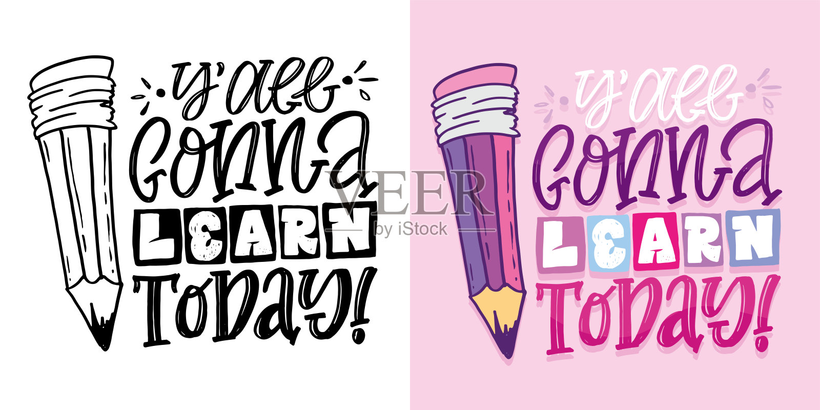 时髦的手绘涂鸦字母引用。t恤图案刻字，马克杯印花，包包印花，服装时尚。100%手绘矢量图像。插画图片素材