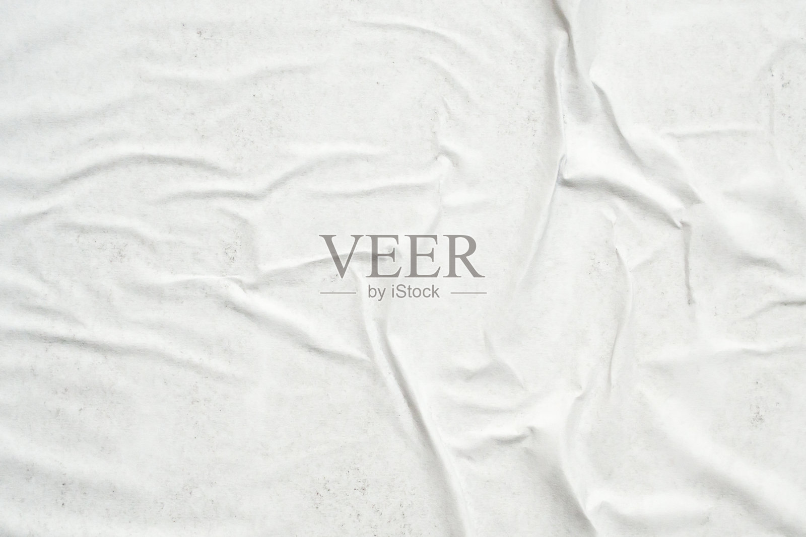 白色褶皱和折痕纸海报纹理背景照片摄影图片