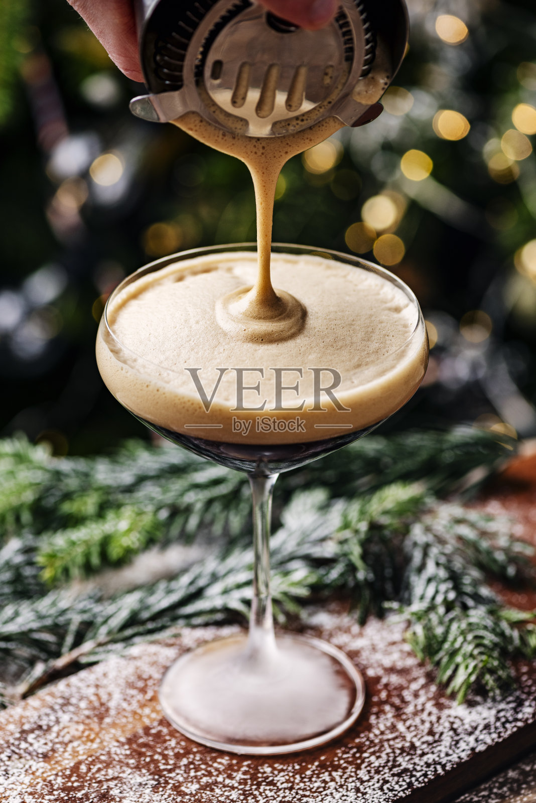 咖啡马提尼照片摄影图片