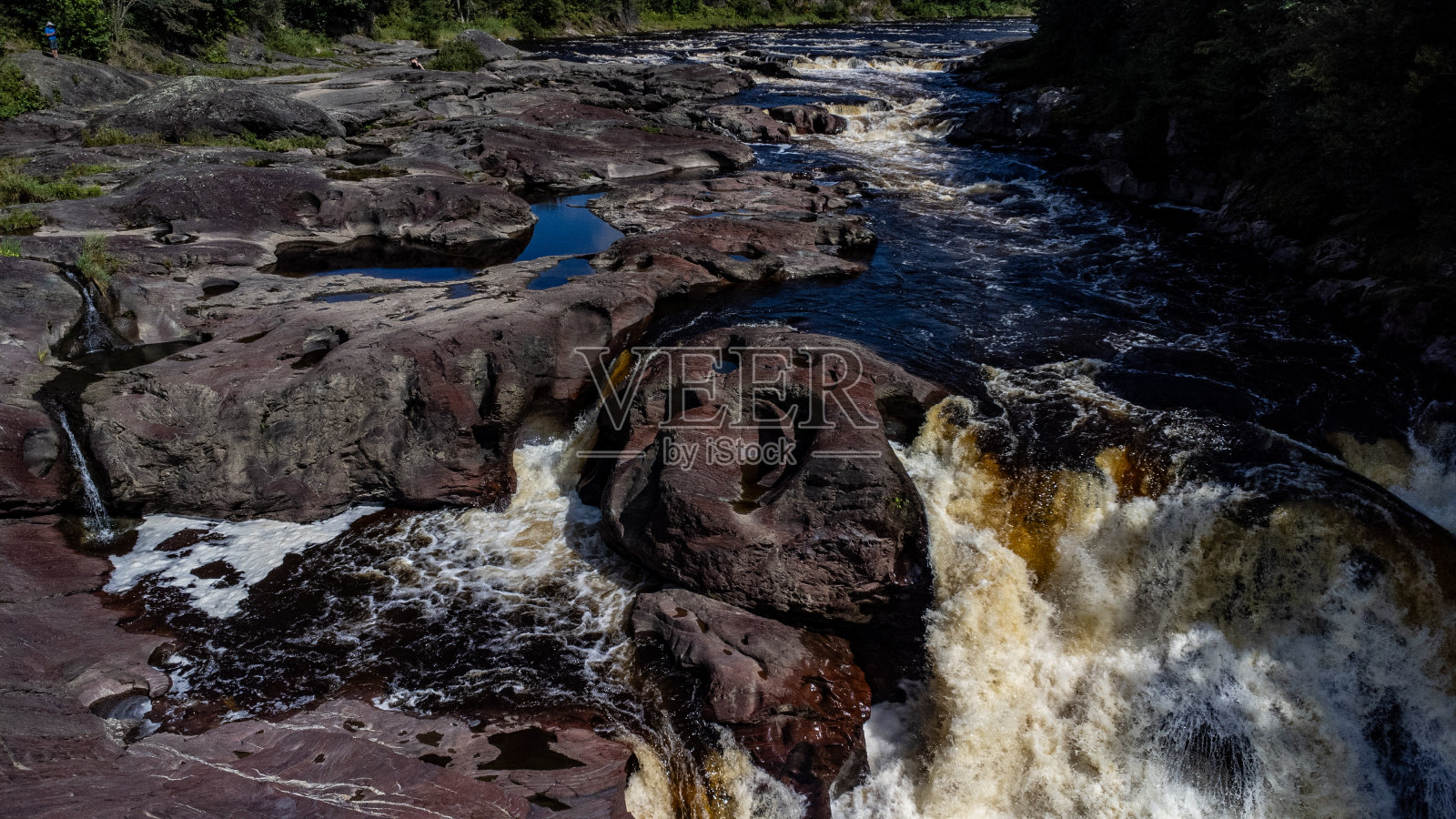 河流鸟瞰图照片摄影图片
