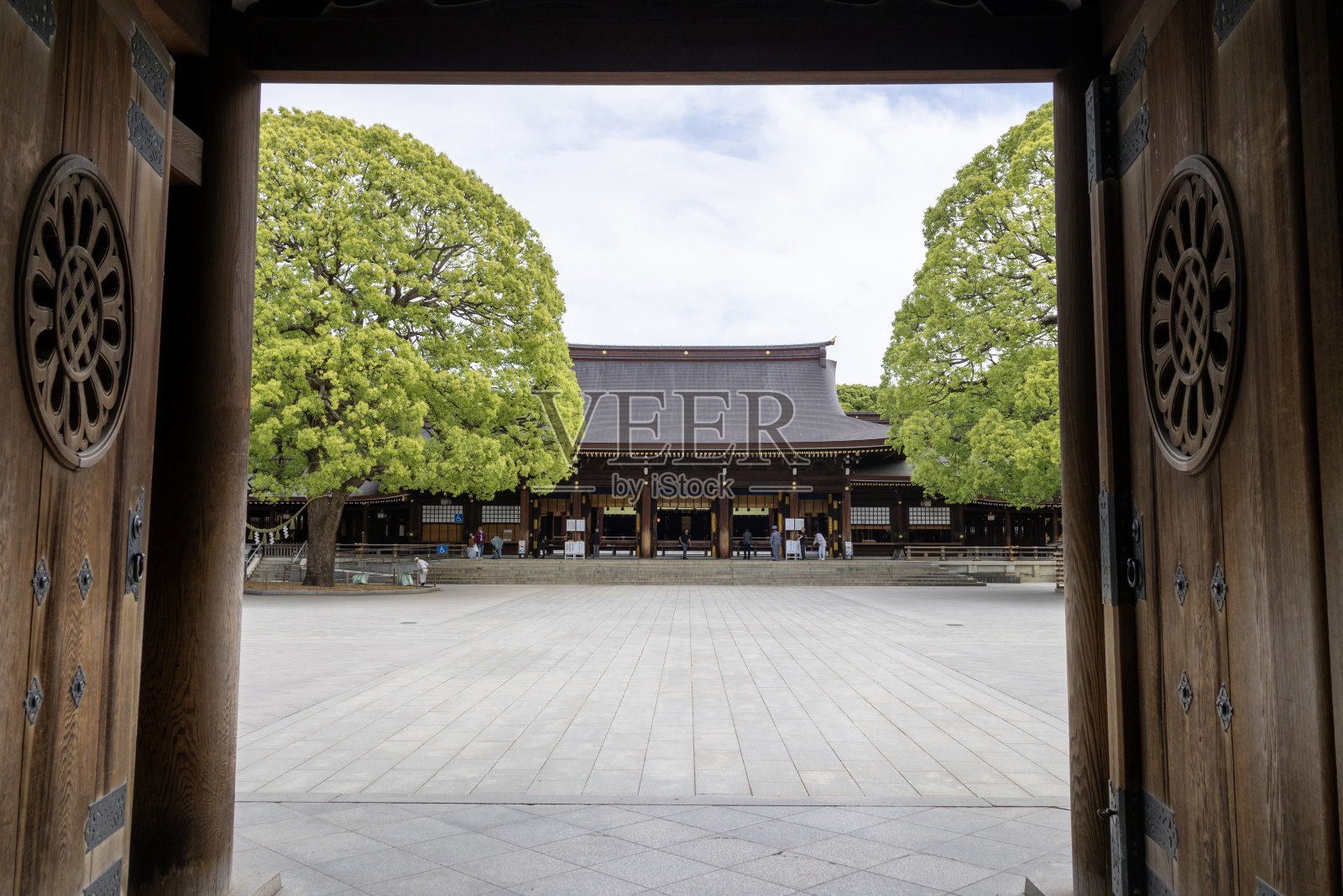 日本东京的明治神宫照片摄影图片