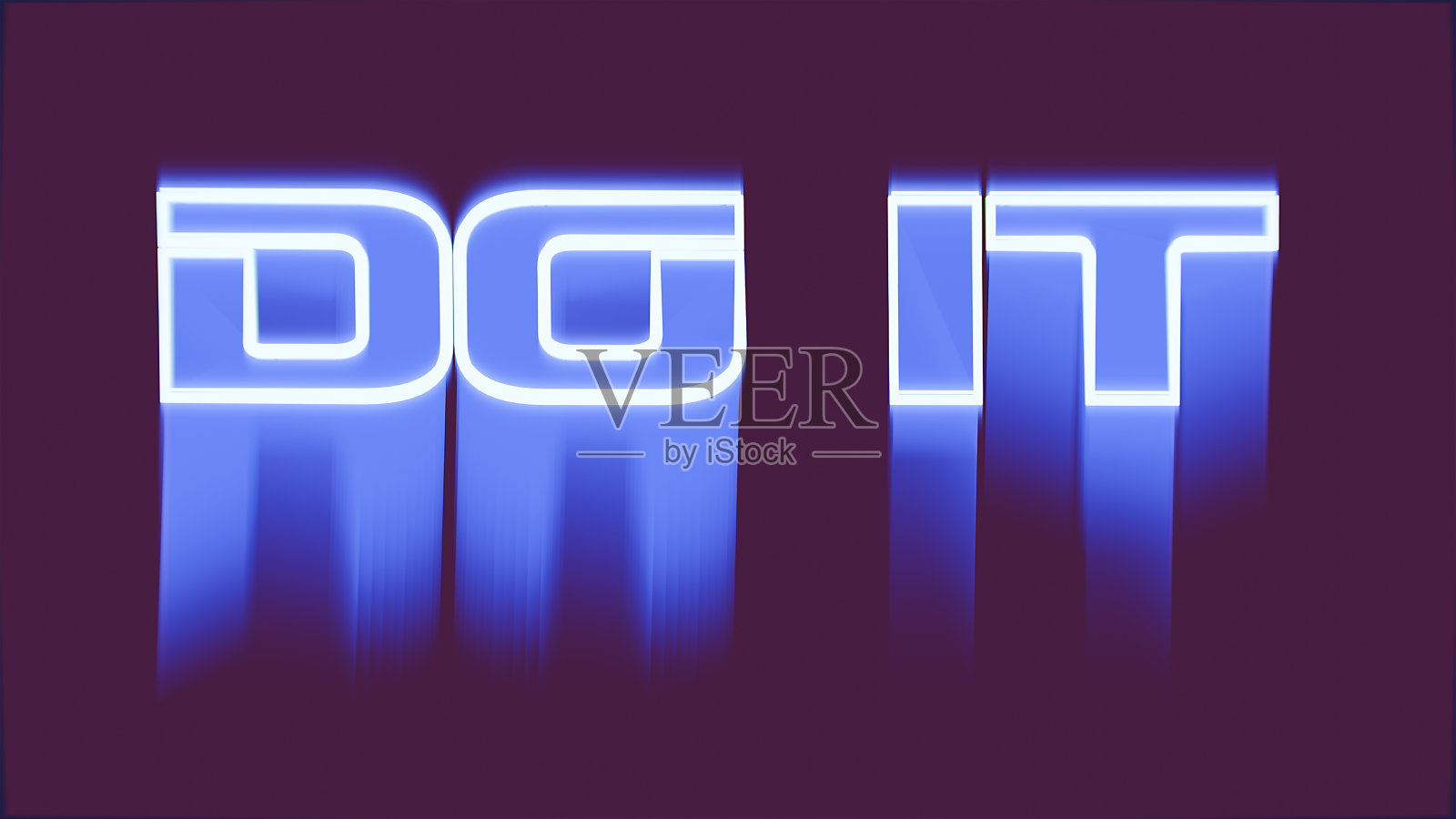 在深紫色的背景上做文字。3 d渲染。照片摄影图片