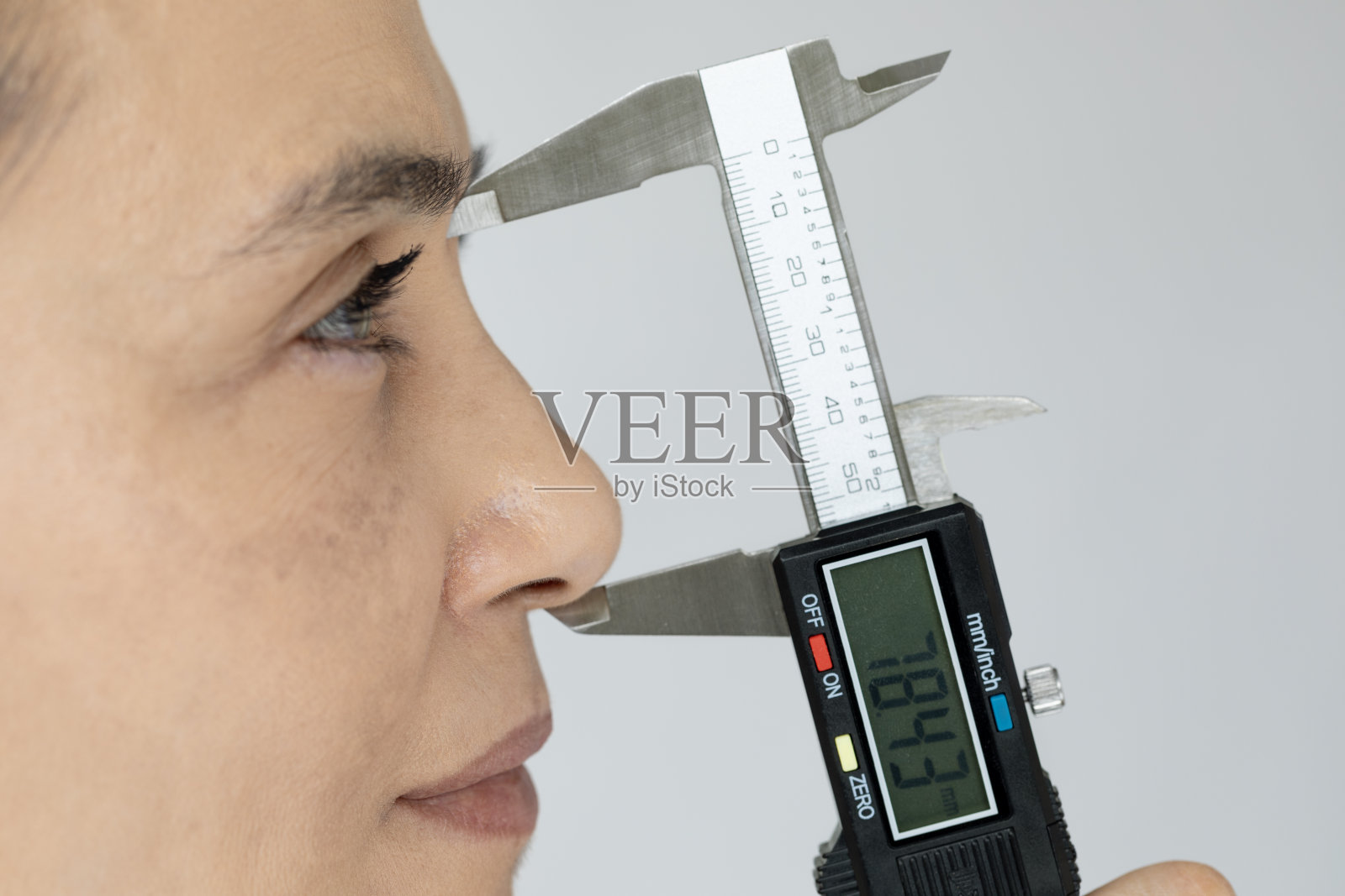 鼻整形术照片摄影图片