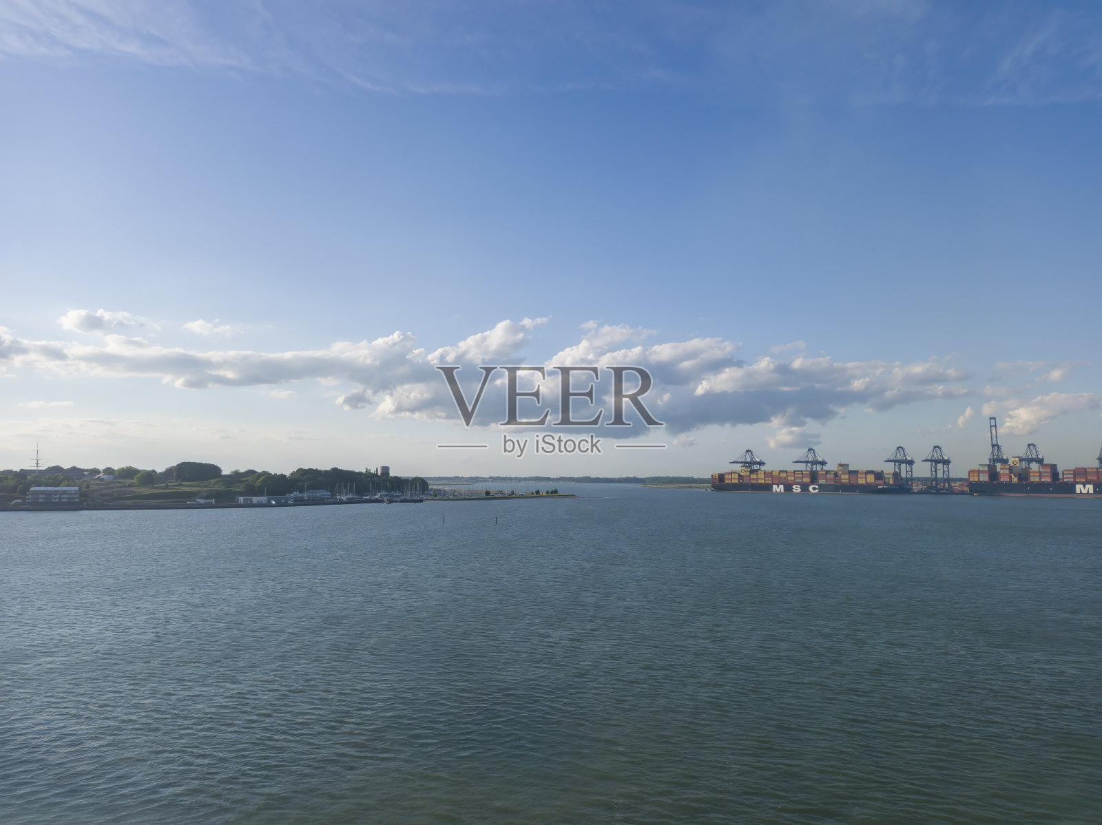 英国萨福克郡的肖特利门全景照片摄影图片