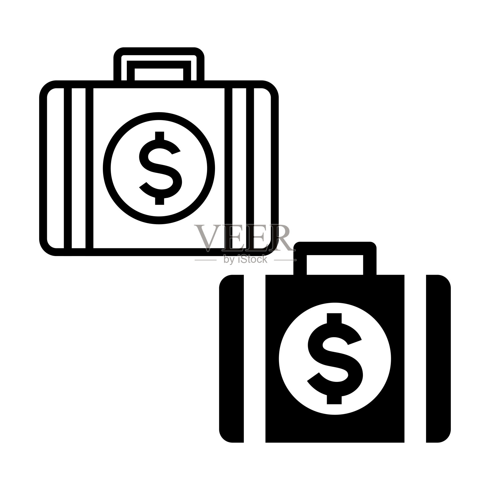 钱箱图标图形矢量插图插画图片素材