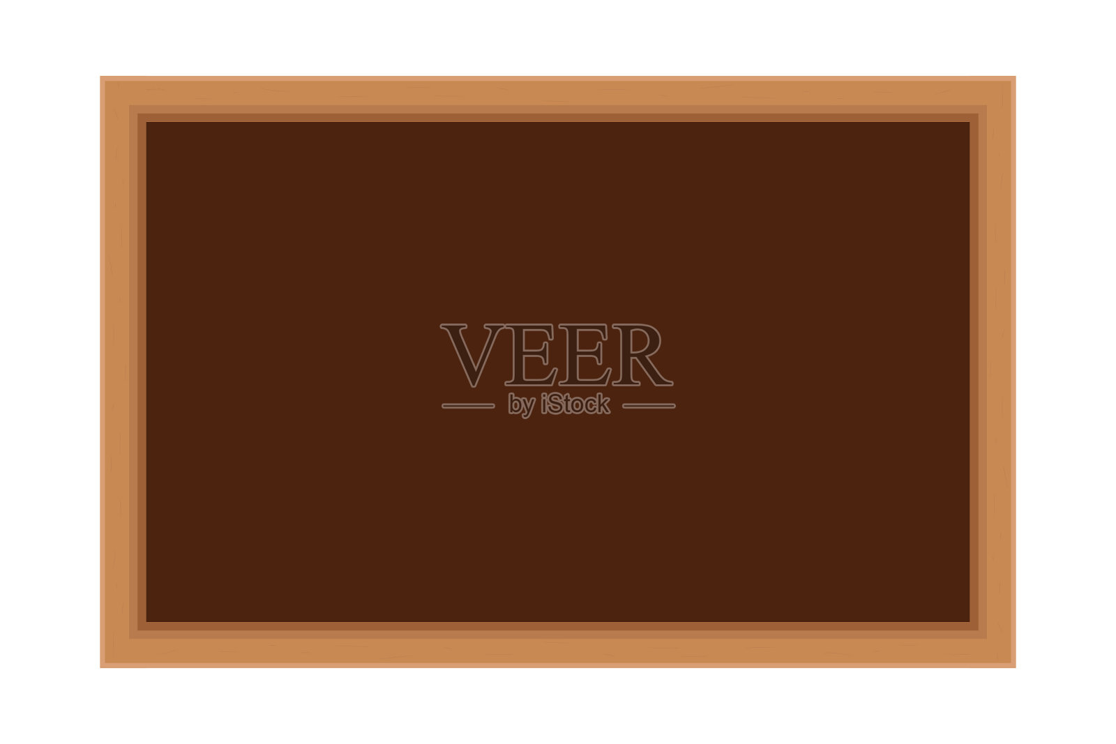 布朗黑板插画图片素材