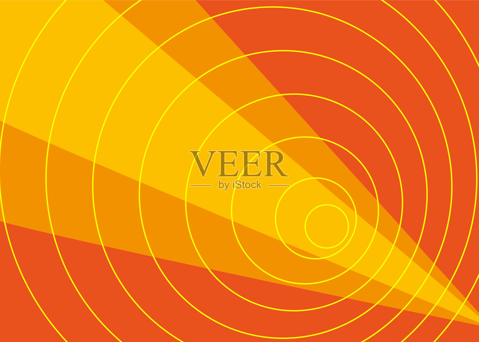 抽象几何背景与多色元素插画图片素材