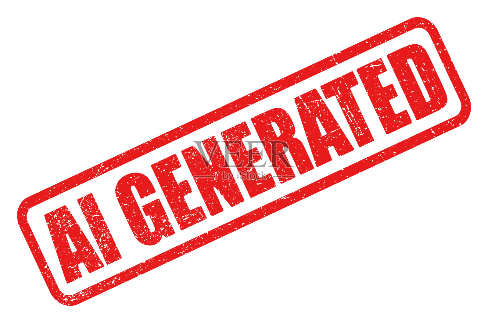 AI生成的邮票隔离插画图片素材