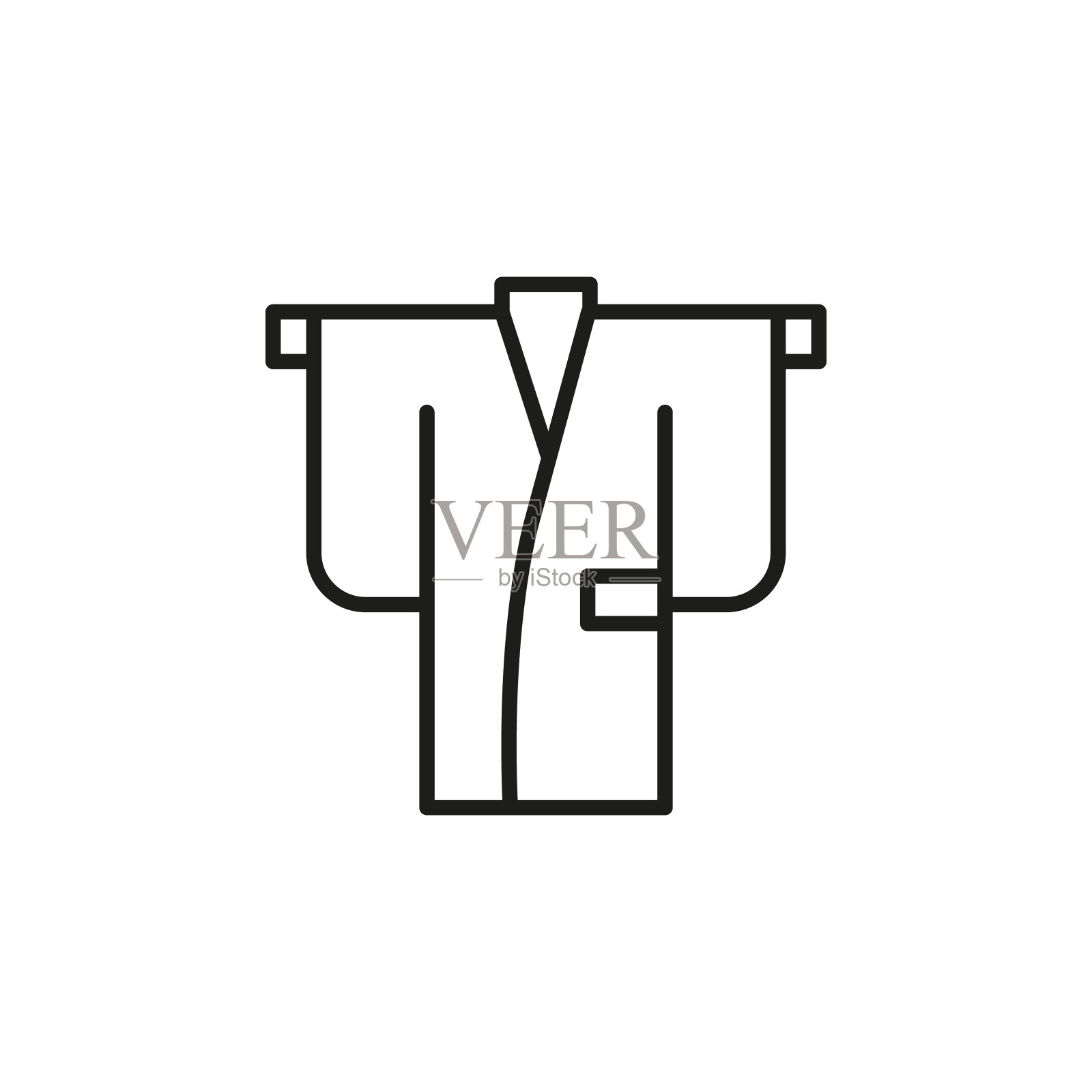 和服的图标插画图片素材