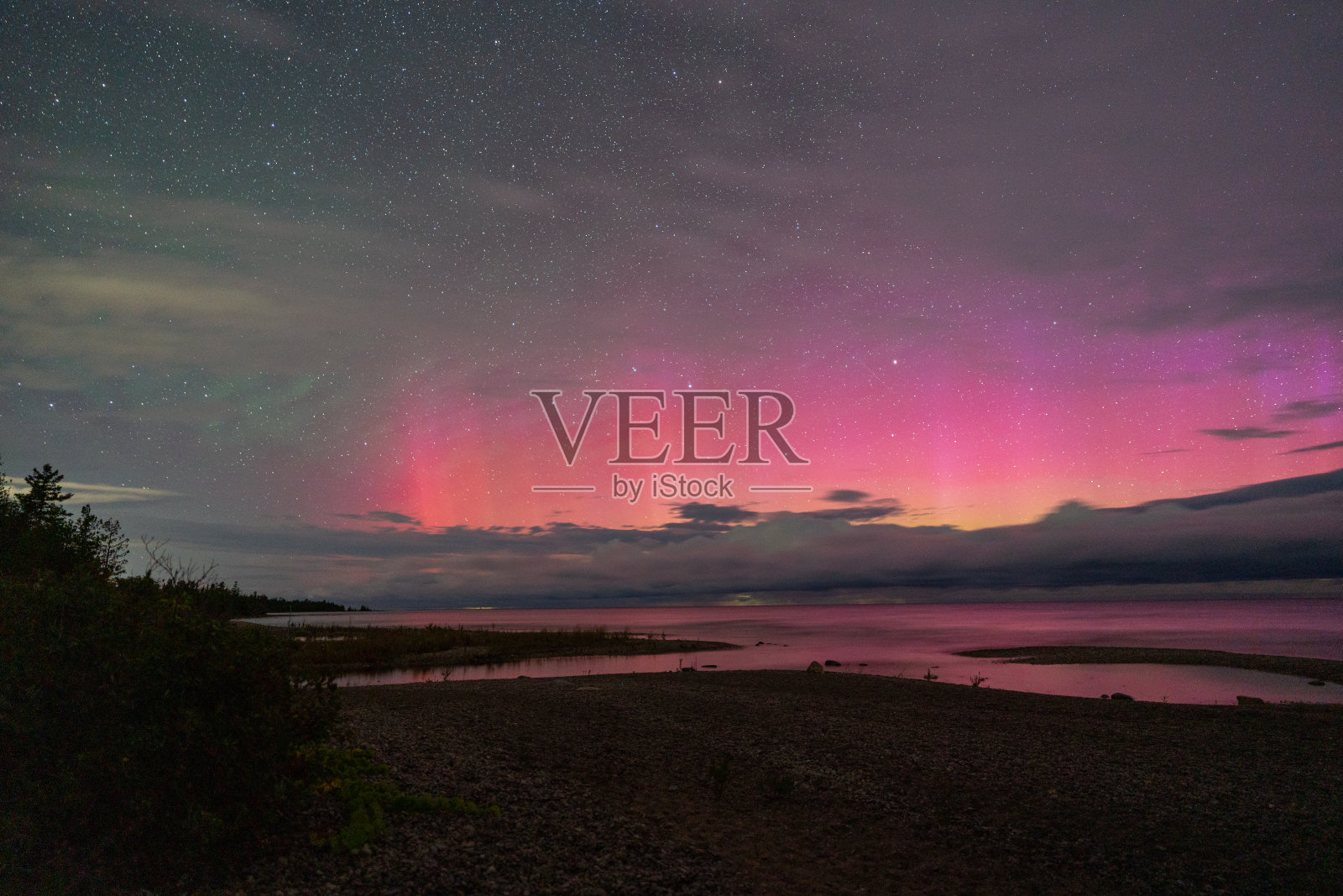 北极光照片摄影图片