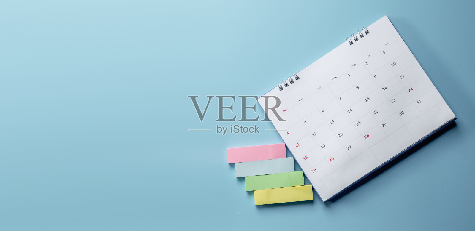 完成约会和商务会议的日程安排。照片摄影图片