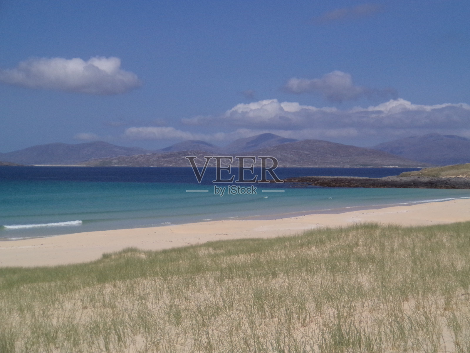 斯卡利斯塔海滩和塔兰塞岛照片摄影图片