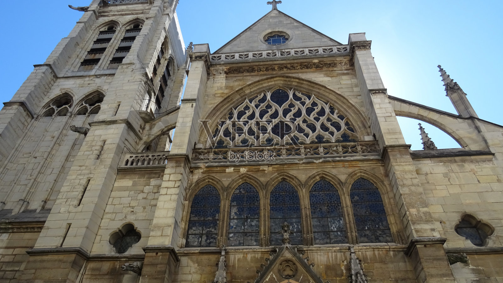 巴黎的圣塞韦里诺教堂照片摄影图片