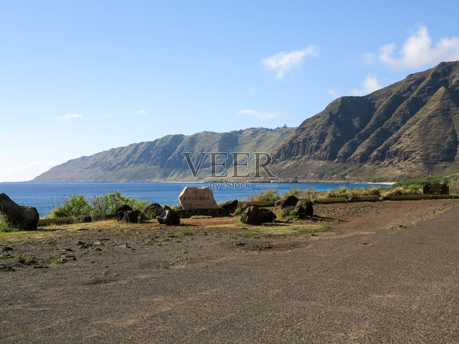瓦胡岛的卡内纳和卡内纳标志点区域照片摄影图片