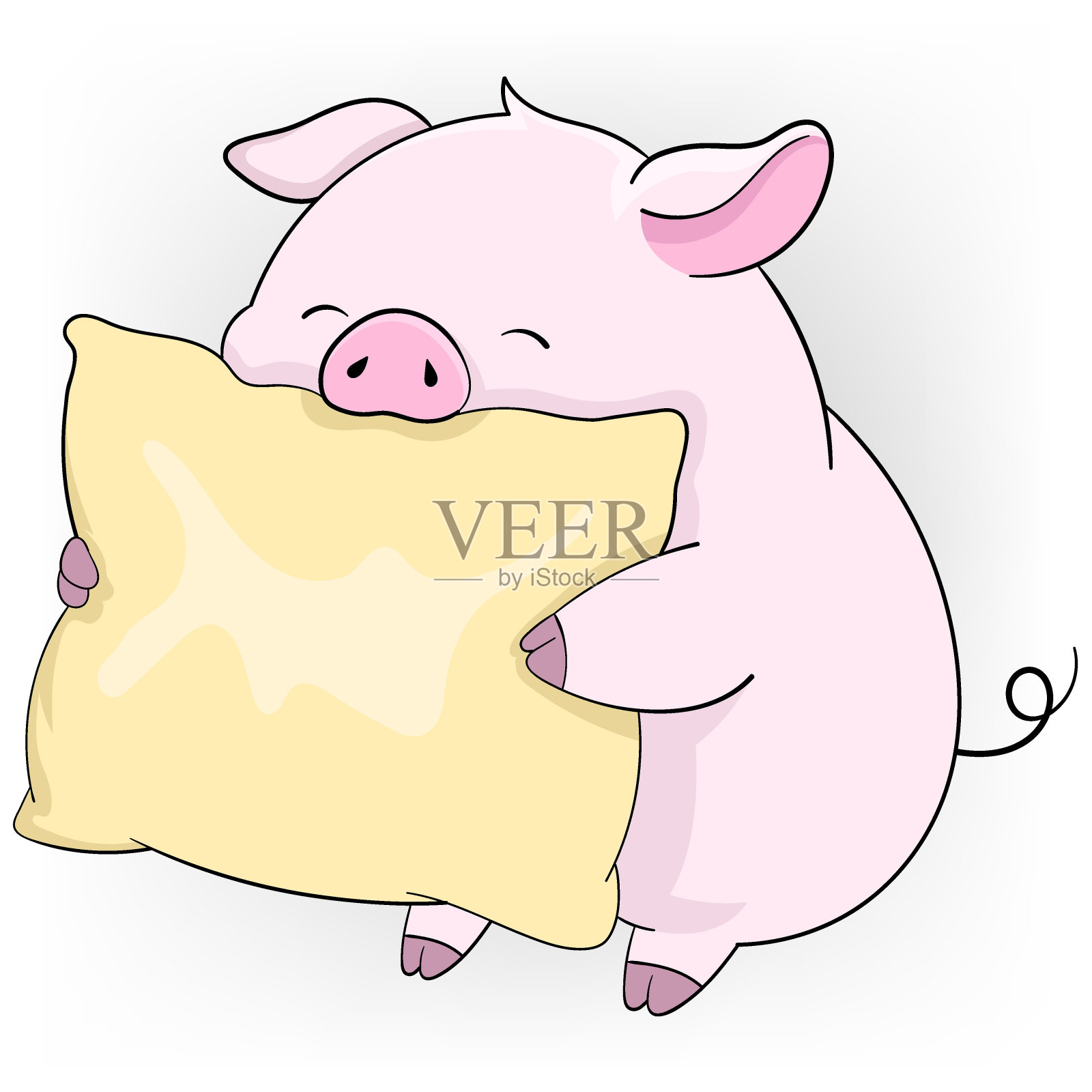 晚上睡觉的时间插画图片素材