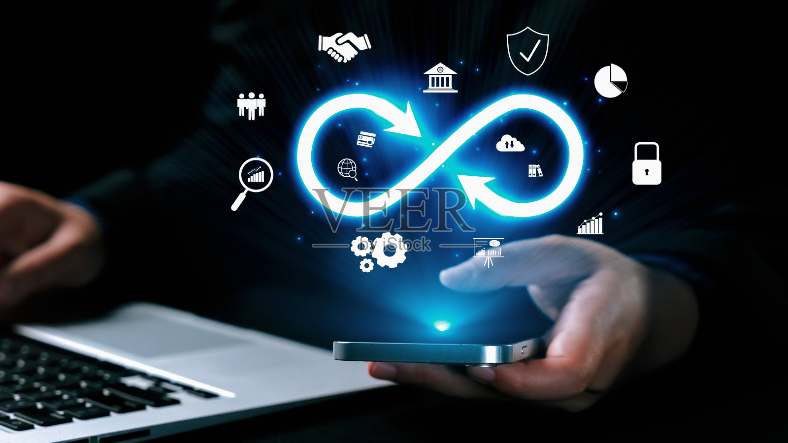 无限的可能性解锁UUID无限在每一步照片摄影图片