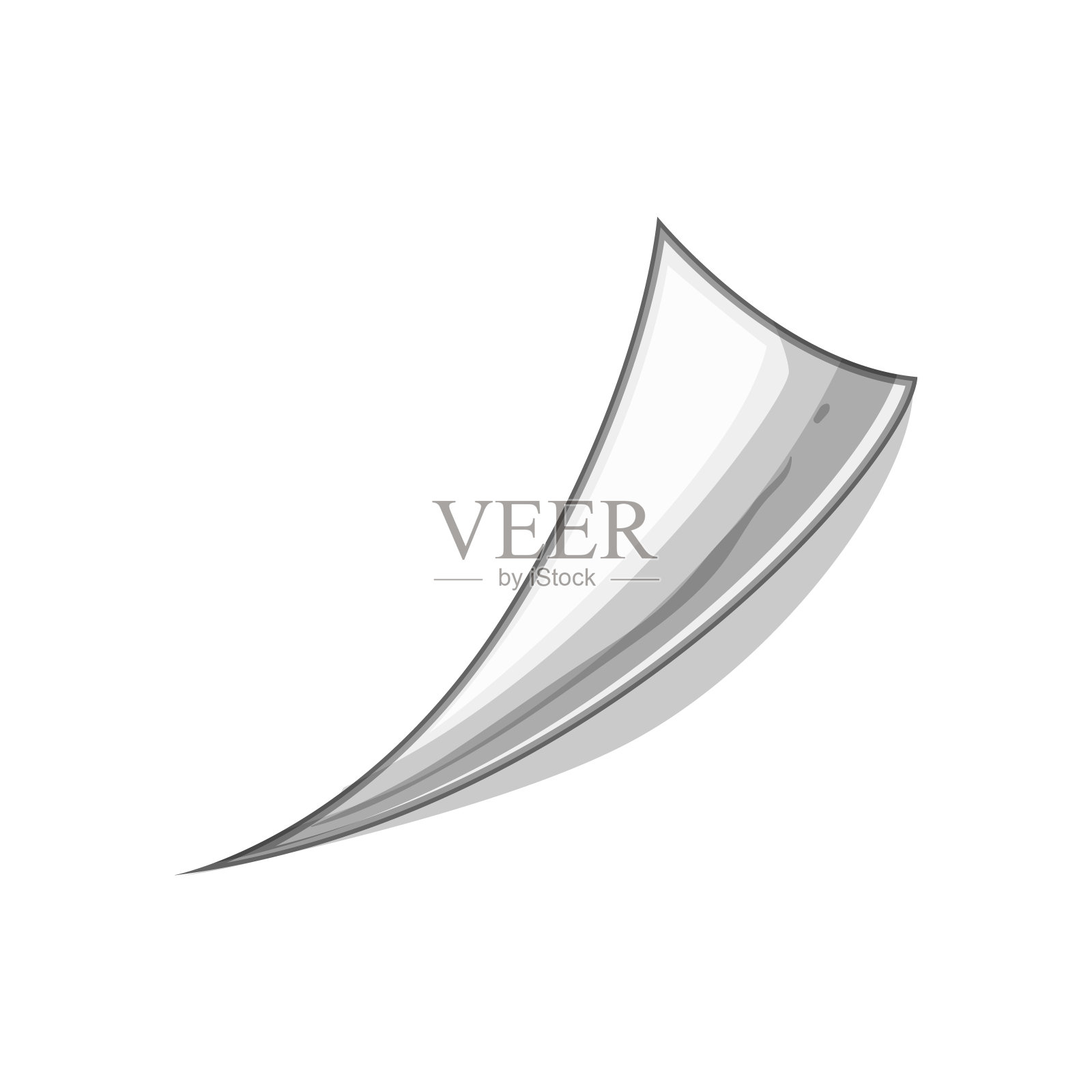 过渡翻转效果卡通矢量插图插画图片素材