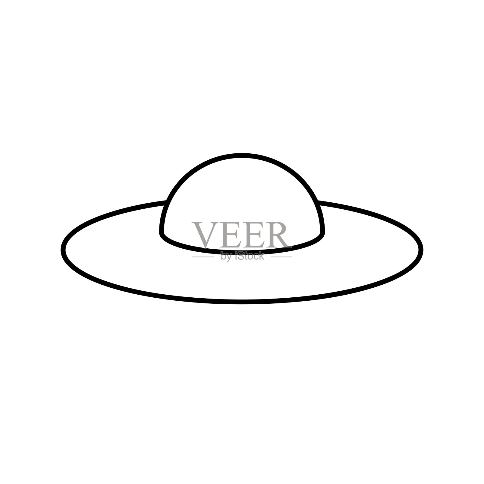 UFO矢量图标图标图形隔离标志网页图标设计插画图片素材