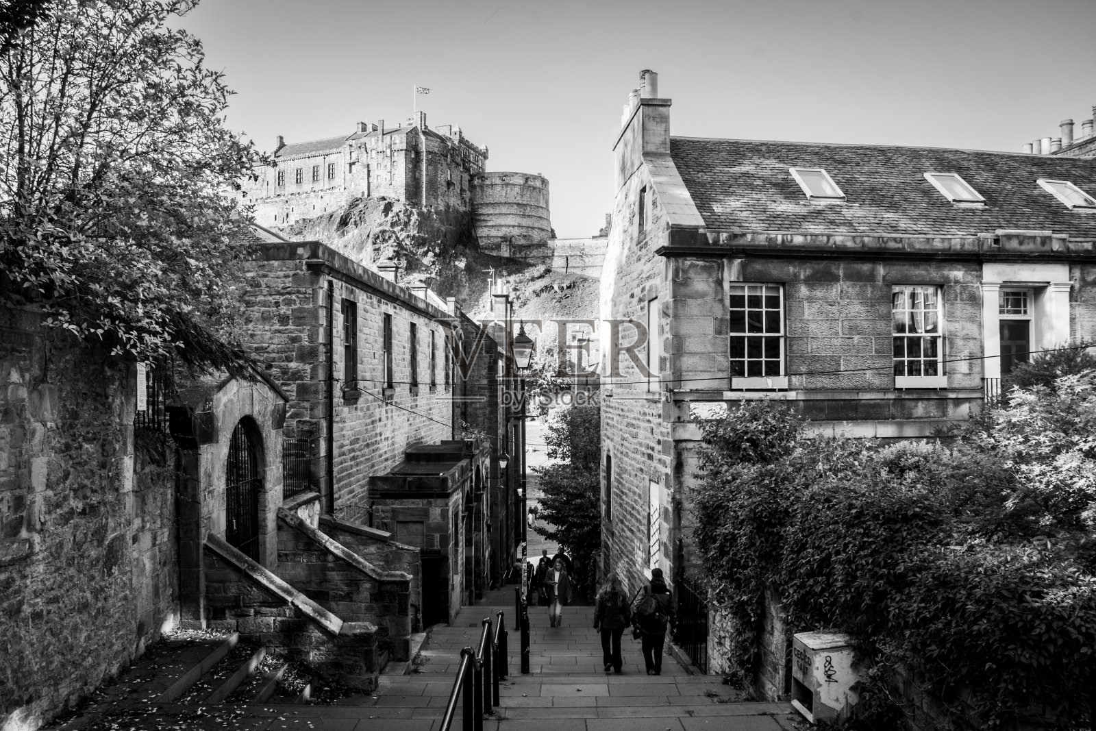 爱丁堡城堡，苏格兰照片摄影图片