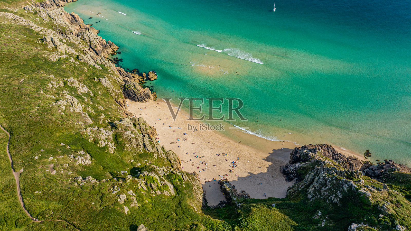 英国康沃尔郡。照片摄影图片