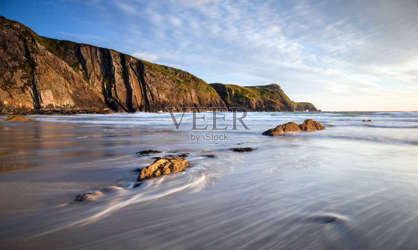 彭布罗克郡的海岸线照片摄影图片