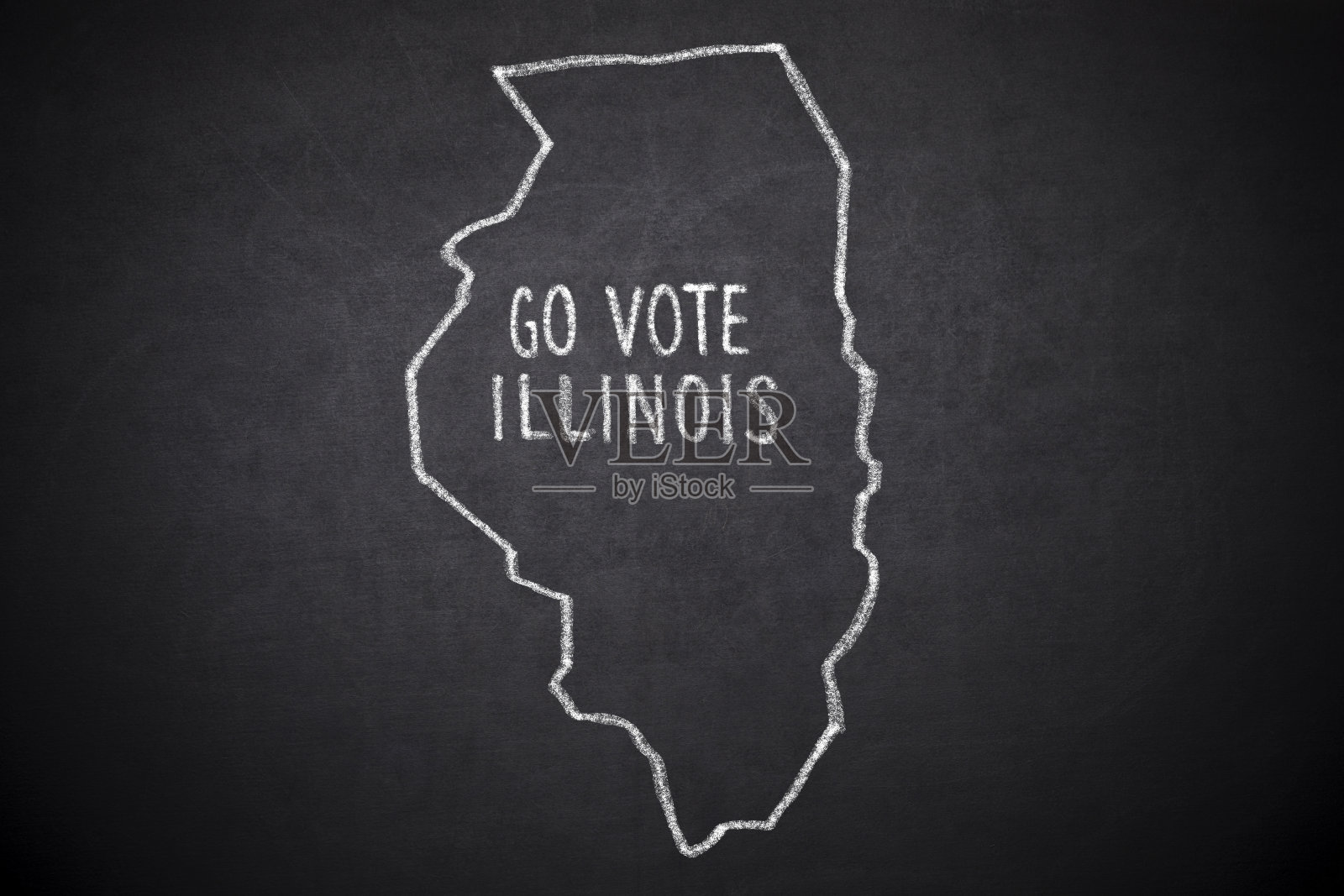 去伊利诺伊州投票照片摄影图片