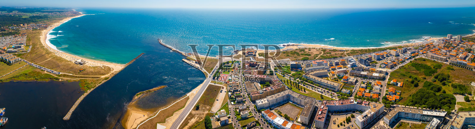 孔戴村，葡萄牙北部地区的一个自治市照片摄影图片