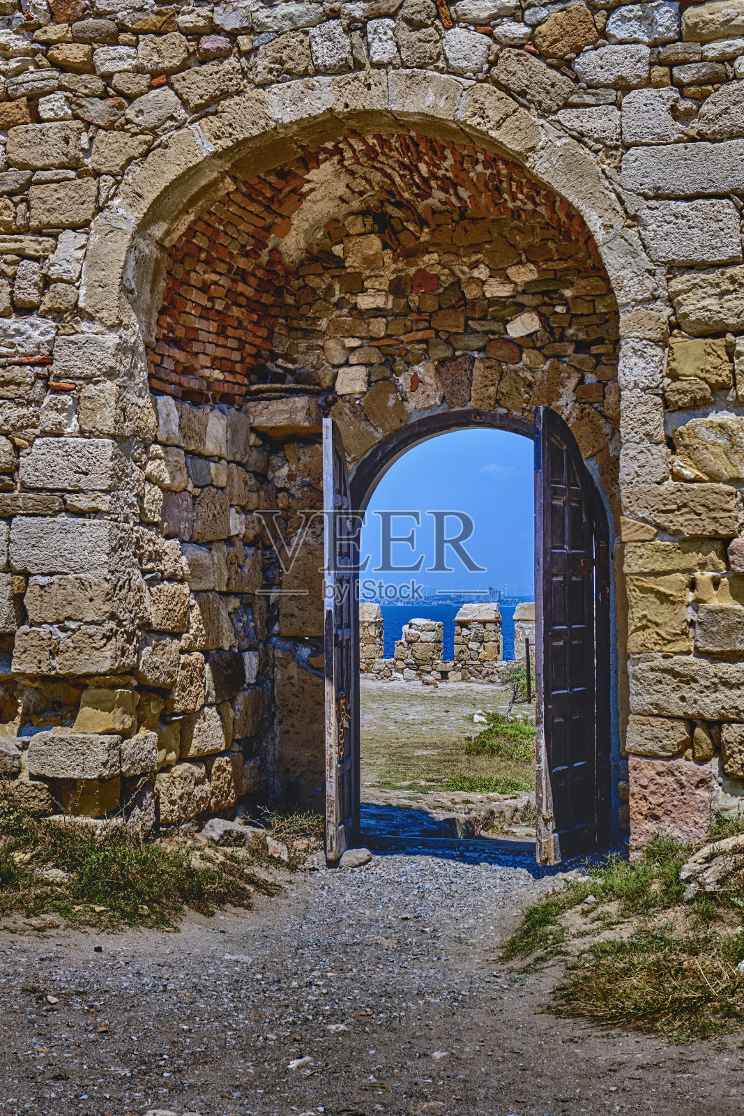 Bozcaada堡垒照片摄影图片