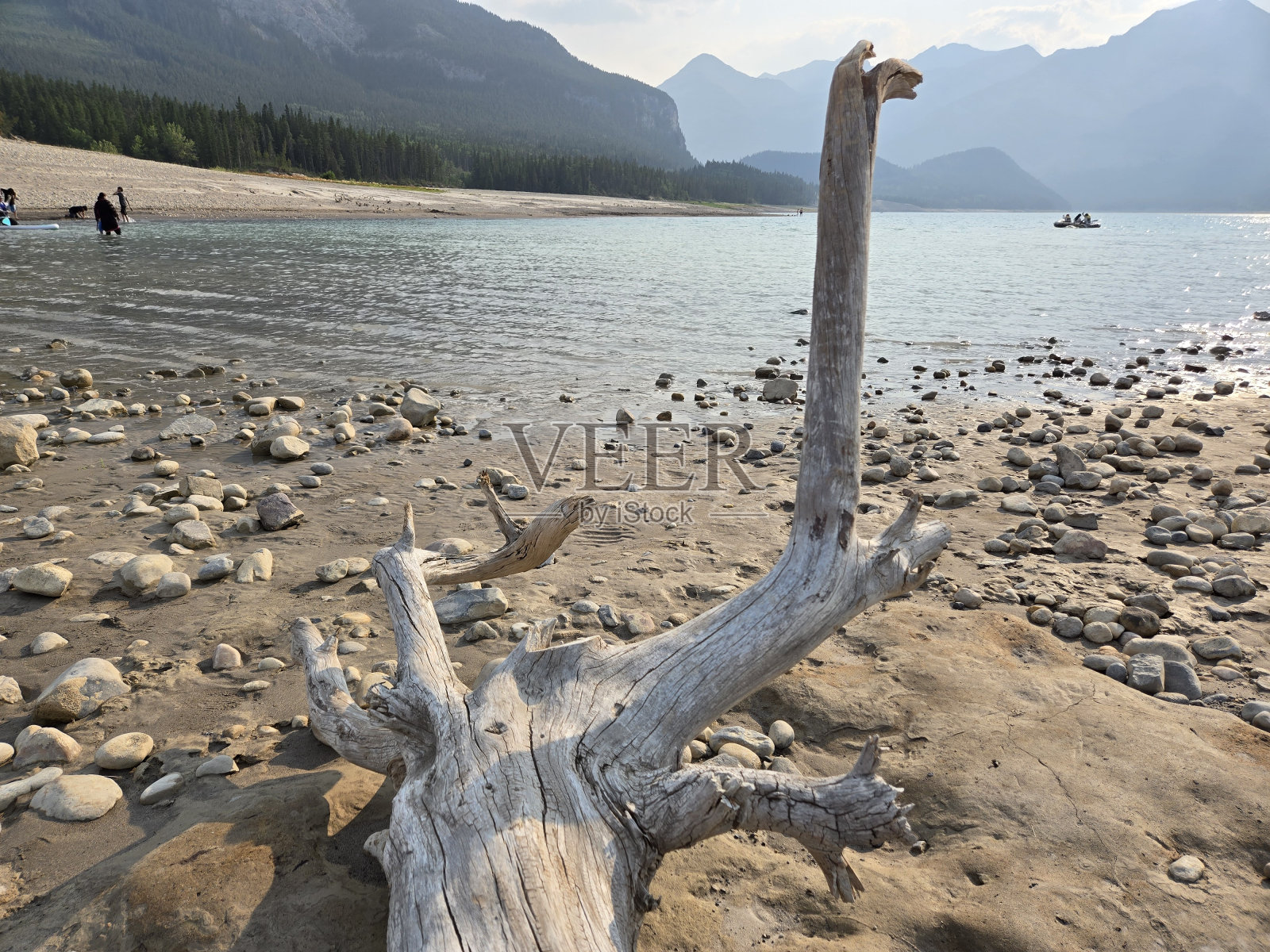 堰塞湖照片摄影图片