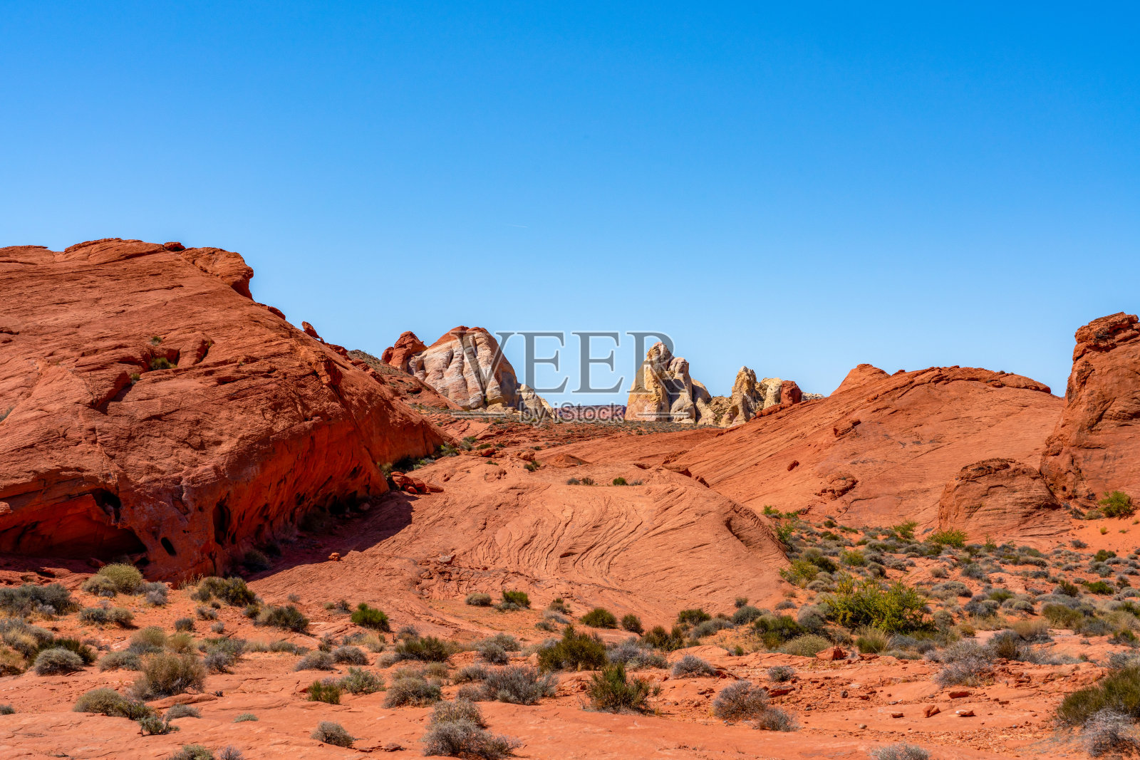 火谷州立公园，内华达州，美国照片摄影图片