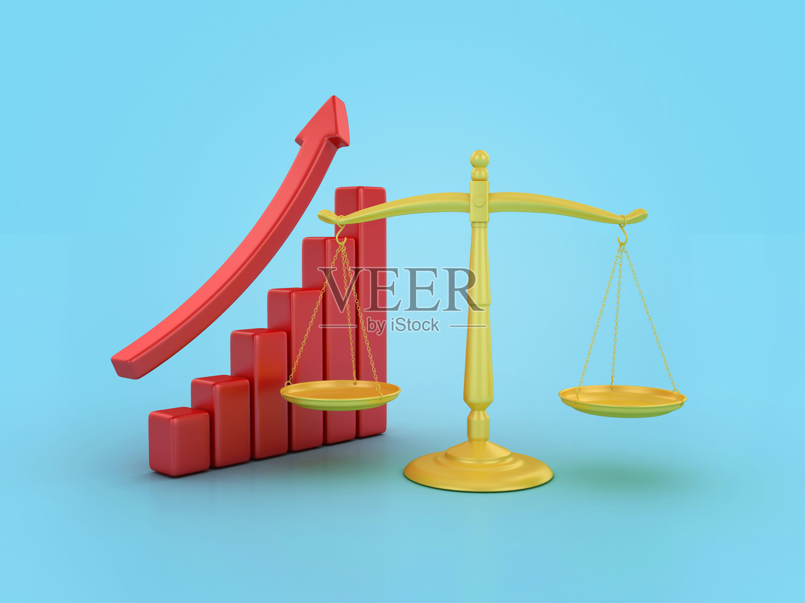 带有条形图的法定体重比例尺照片摄影图片